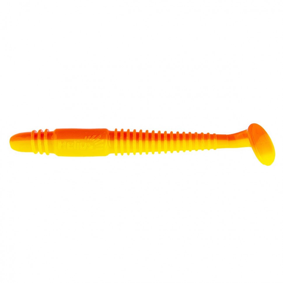 Виброхвост Helios Minoga 3,75"/9.5 см, цвет Orange & Yellow 5 шт HS-17-015 , 